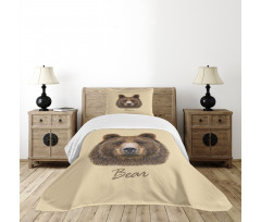 Strong Wild Beast Animal Bedspread Set