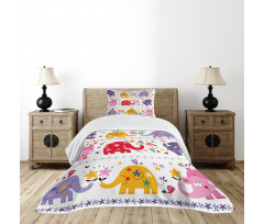 Happy Dancing Animals Bedspread Set