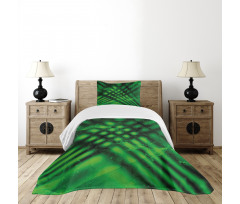 Psychedelic Blurry Bedspread Set