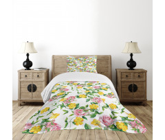 Bindweed Roses Bedspread Set
