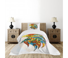 Oriental Animal Bedspread Set