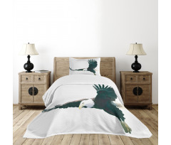 Huge Predator in Skies Bedspread Set