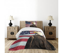 US Flag Country Bedspread Set