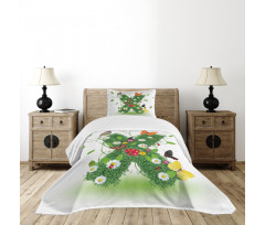 Spring Themed Alphabet Bedspread Set