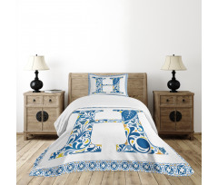 Azulejo Frame Bedspread Set