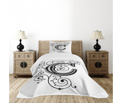 Gothic Vintage Capital Bedspread Set