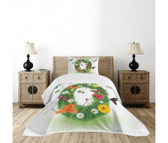 Springtime Butterflies Bedspread Set