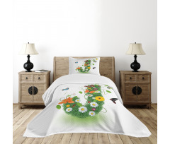 Butterfly Flourish Bedspread Set