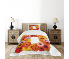 Summer Chamomile Petals Bedspread Set