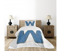 Symmetrical Sign W Bedspread Set