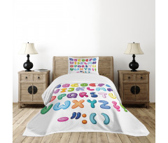 Bubble Shaped Colorful Bedspread Set