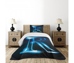 Futuristic Design R Bedspread Set