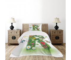 Flora and Fauna R Bedspread Set