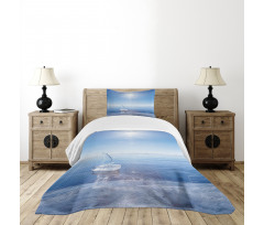 Icy Boat Sunny Weather Bedspread Set