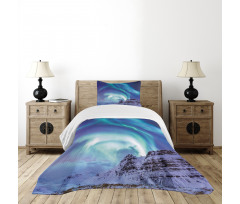 Aurora Borealis Iceland Bedspread Set