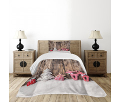 Traditional Xmas Bedspread Set