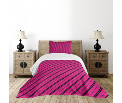 Diagonal Lines Modern Bedspread Set