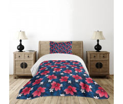 Exotic Flora Bedspread Set