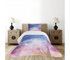 Watercolor Space Bedspread Set