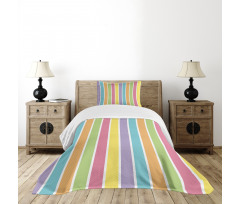 Pastel Summer Funky Bedspread Set