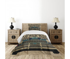 Traditional Old Race Car Bedspread Set