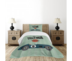 Classic Design Racing Bedspread Set