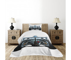 Super Fast Vehicle Back Bedspread Set