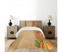 Retro Seasonal Frame Bedspread Set