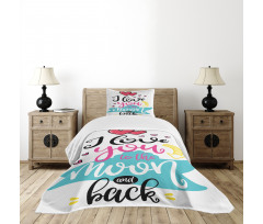 Lifestyle Words Partners Bedspread Set