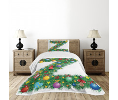 Traditional Font Xmas Bedspread Set