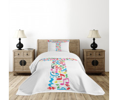 Uppercase Musical Art Bedspread Set