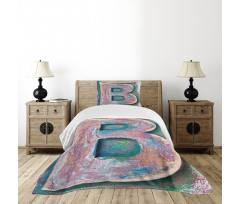 ABC Print Method Old B Bedspread Set