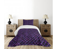 Squares and Triangles Bedspread Set