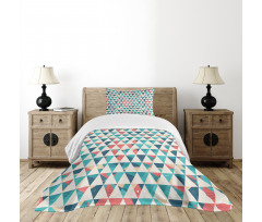 Triangle Hexagons Bedspread Set