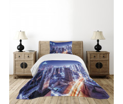 Dubai Downtown Modern UAE Bedspread Set