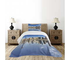 Manhattan Buildings Bedspread Set