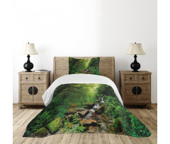 Idyllic Forest Design Bedspread Set