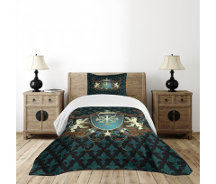 Middle Ages Coat of Arms Bedspread Set