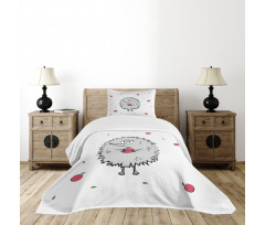 Happy Mammal Apples Bedspread Set