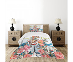 Girl Rose Flourish Bedspread Set