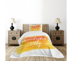 Modern Watercolor Bedspread Set