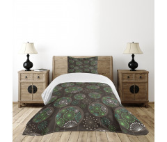 Abstract Dandelion Bedspread Set