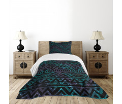 Space Themed Arrows Bedspread Set