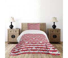 Love My Country America Bedspread Set