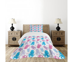 Love Theme Creatures Bedspread Set