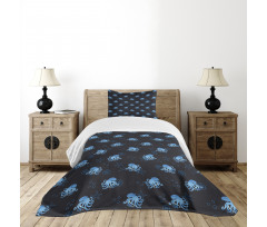 Ocean Inhabitants Bedspread Set