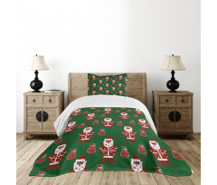 Santa Claus Present Bedspread Set