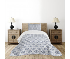 Kikko Pattern Asian Bedspread Set