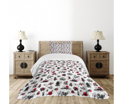 Japanese Architecture Bedspread Set