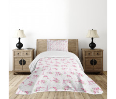 Springtime Polka Dots Bedspread Set